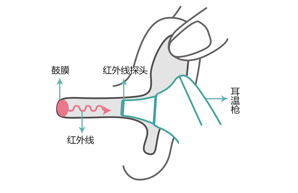 STP9CF55H耳温枪高精度红外测温传感器