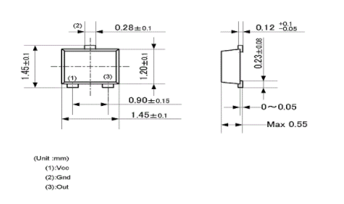 murata村田MRMS543E位置检测AMR磁性传感器